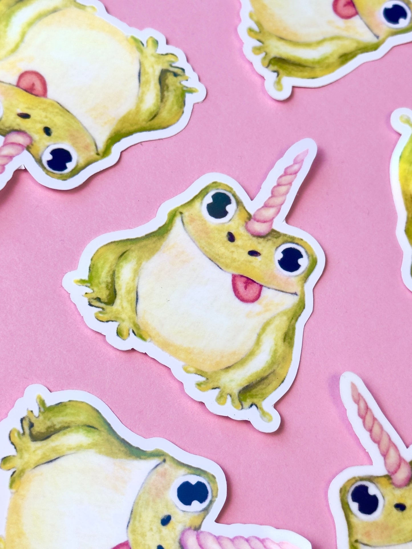 Sticker "Unicornfrög"