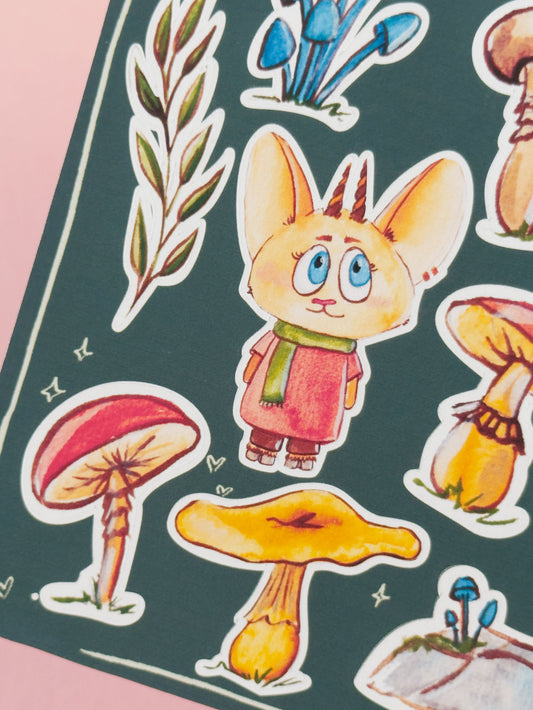 Stickersheet „Safiri in the forest“