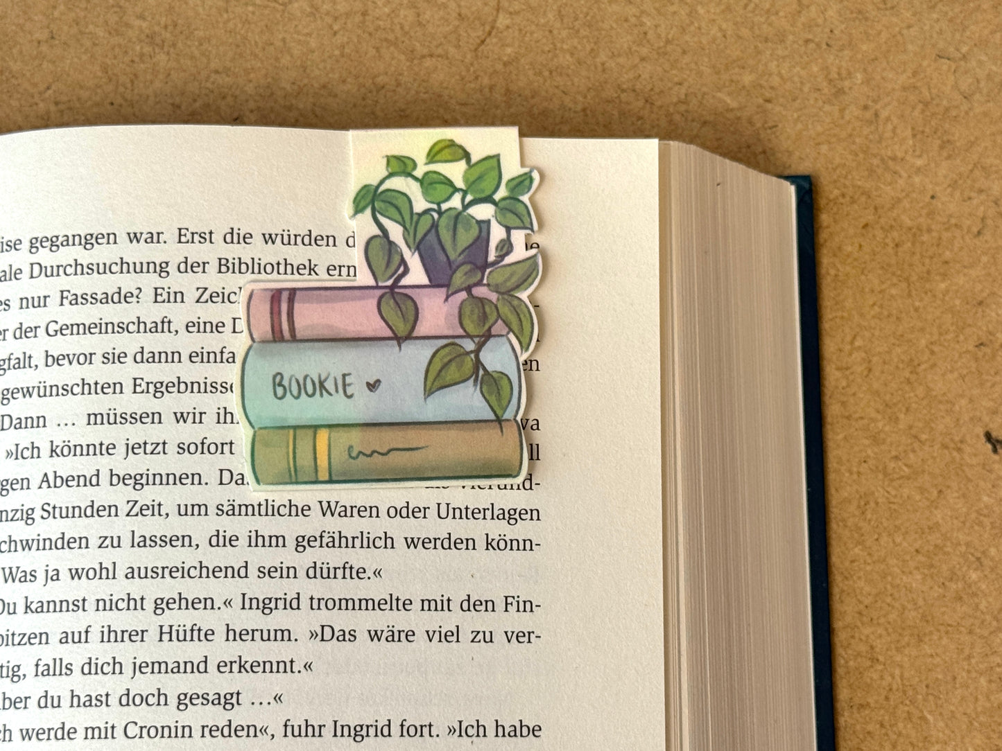 Magnetlesezeichen „Bookie“