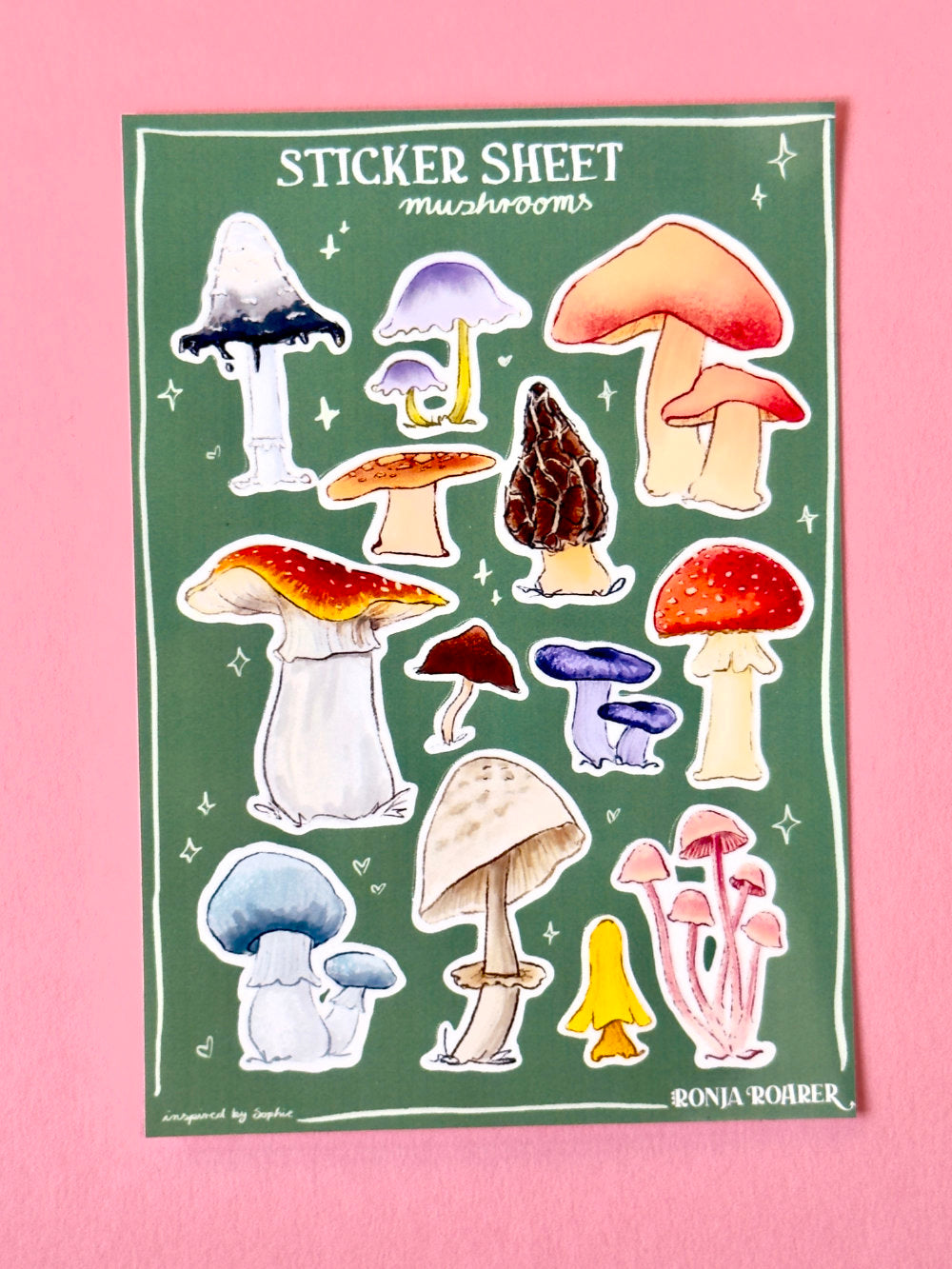 Stickersheet „Mushrooms