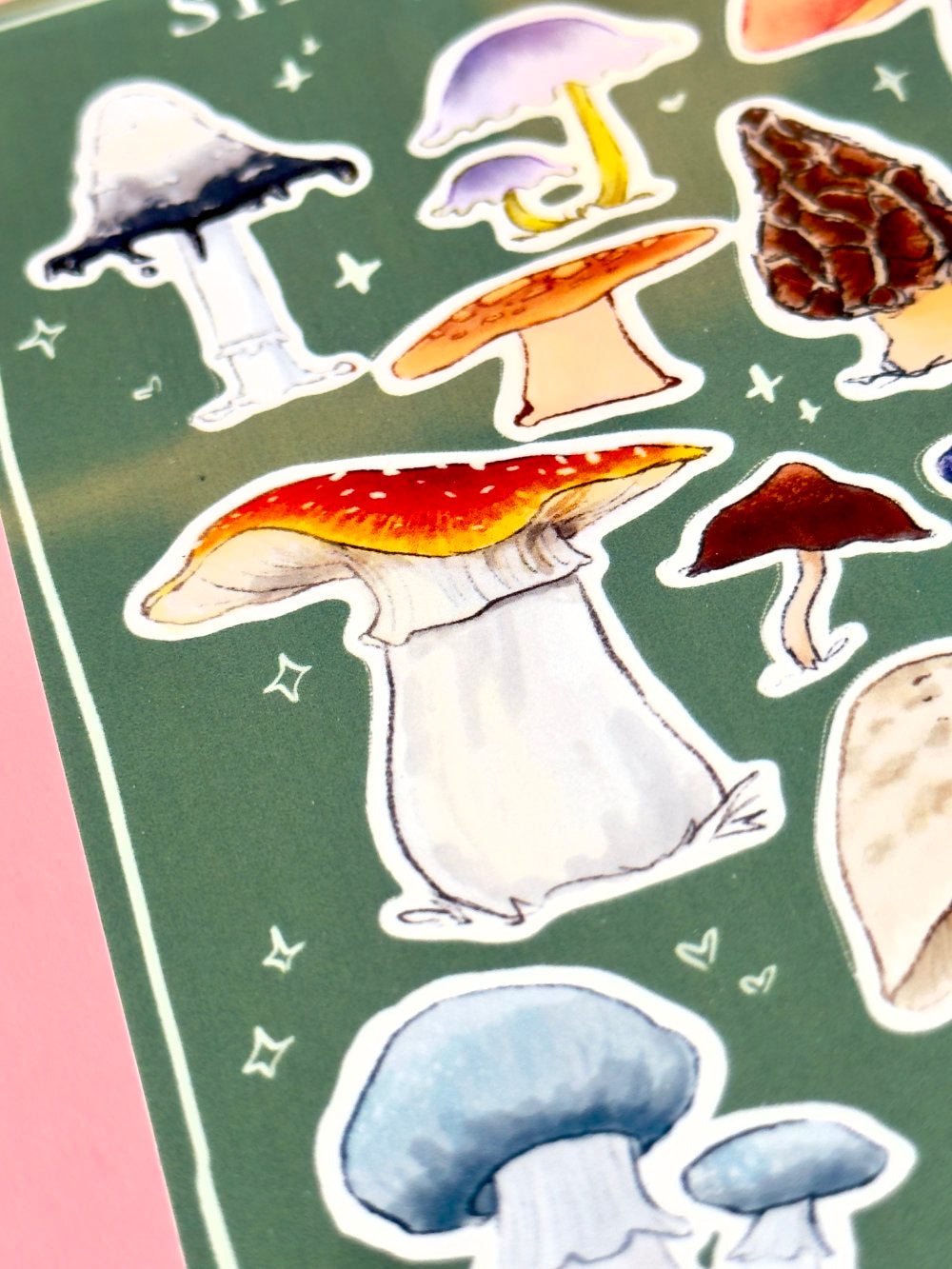 Stickersheet „Mushrooms