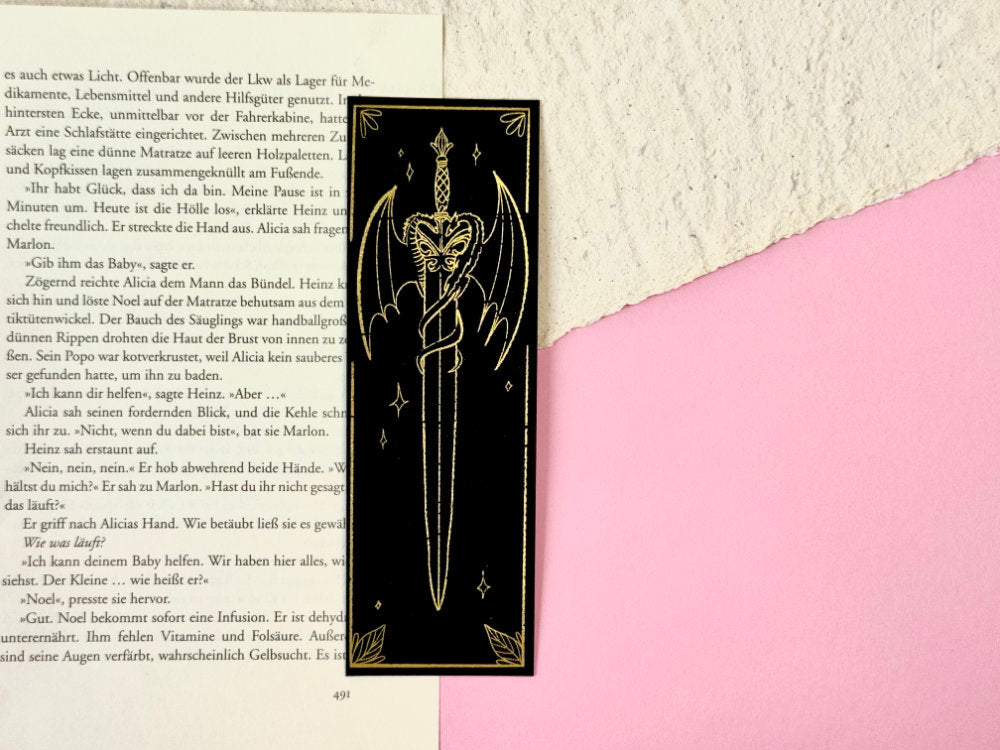 Lesezeichen „Dragon sword“