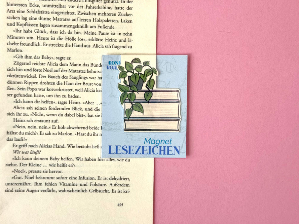 Magnetlesezeichen „Bookie“