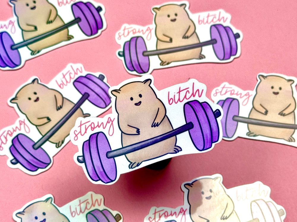 Strong Girls Sticker