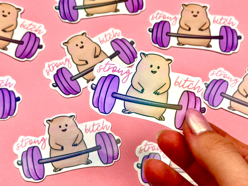 Strong Girls Sticker